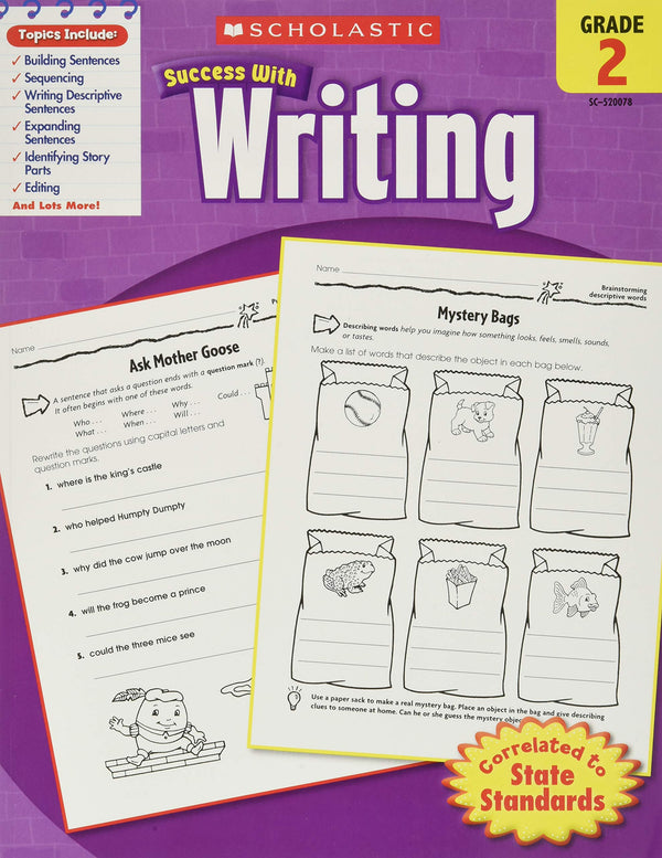 Scholastic Success With Writing Grade 2 (PDF) (Print)
