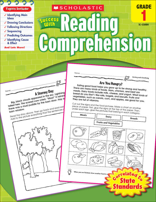 Success with Reading Comprehension. Grade 1 (PDF) (Print)