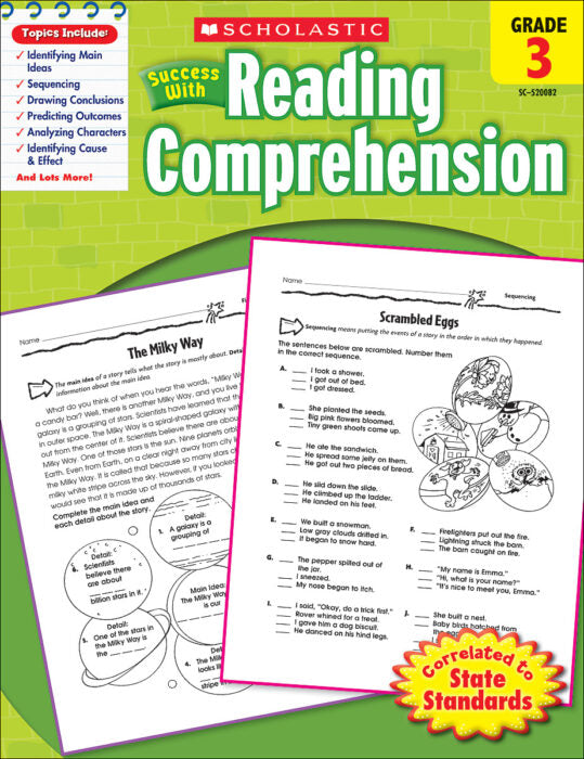 Success with Reading Comprehension. Grade 3 (PDF) (Print)