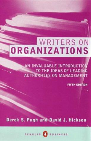 Writers on Organizations (Penguin Business)