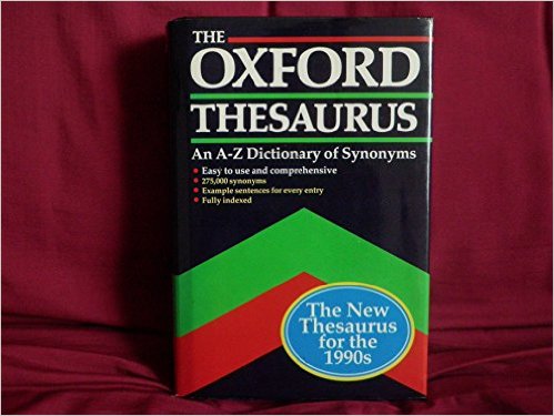 The Oxford thesaurus