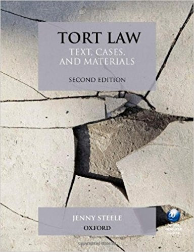 Tort Law: Text, Cases, and Materials