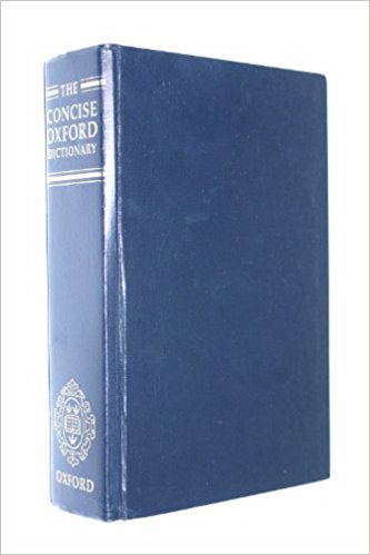 The Concise Oxford Dictionary of Current English