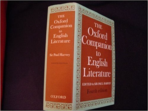 The Oxford Companion to English Literature Fourth Edition
