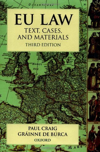 EU Law Text, Cases, and Materials (Second Edition)