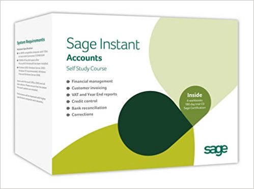 Sage Instant Accounts V15 Self Study Course books 1-5 set