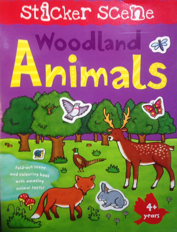 Woodland Animals Sticker Scene