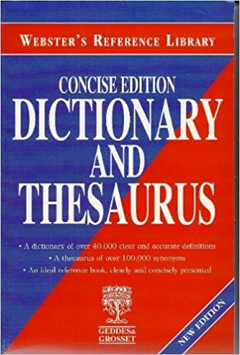 Websters Dictionary and Thesaurus